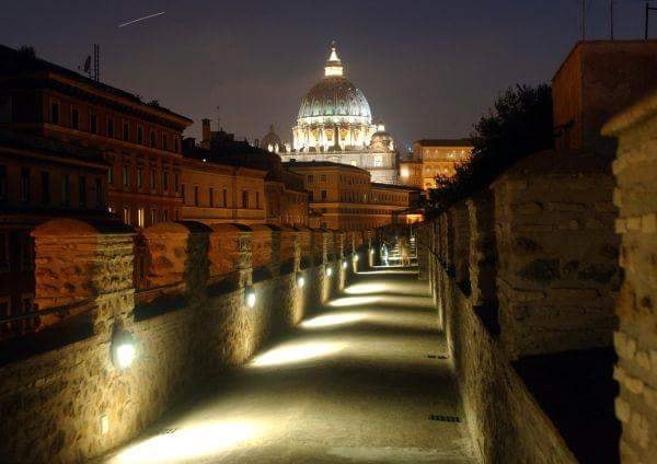 Il passetto di Borgo e Castel Sant’Angelo 3/08 h 20:50
