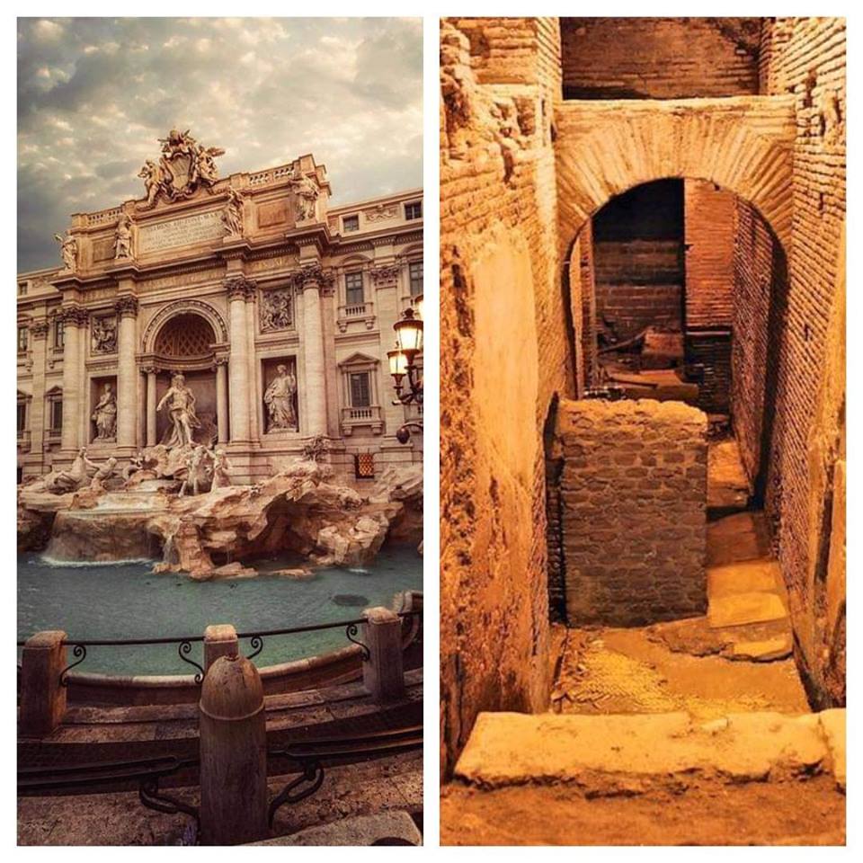Roma sotto/sopra: il percorso dell’acqua e I sotterranei a Fontana di Trevi 15/02 ore 18