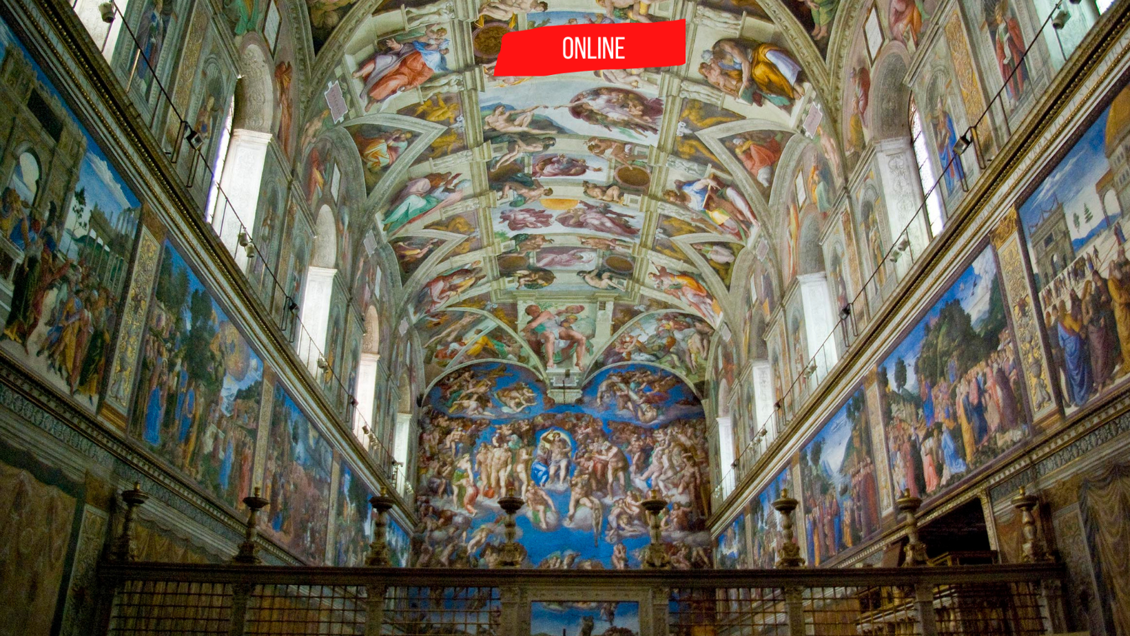 Online Gratuito:La Cappella Sistina come non l’avete mai vista 26/3 h 21