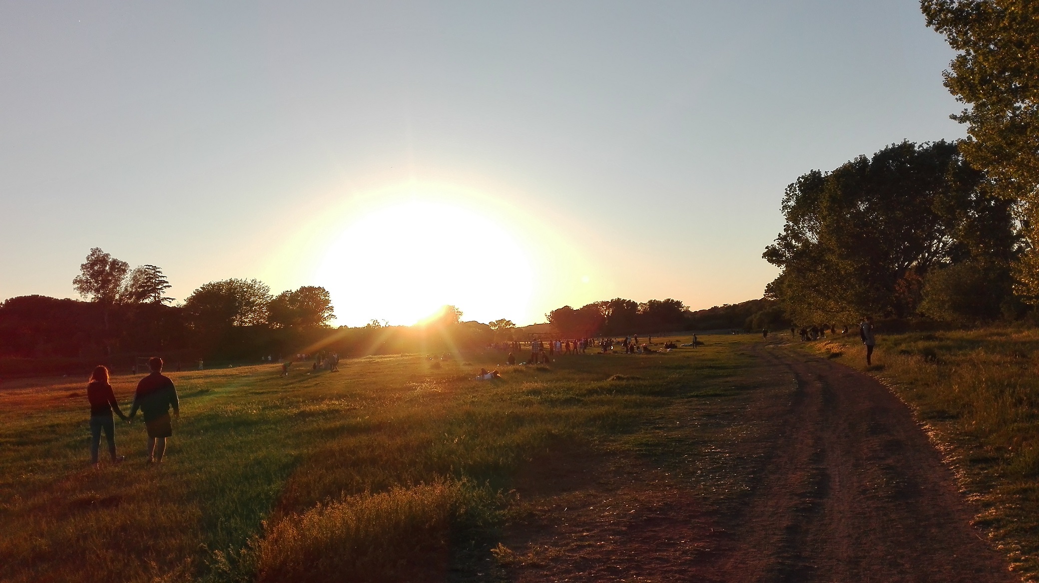 Il Parco della Caffarella al tramonto  20/07 h 18:30