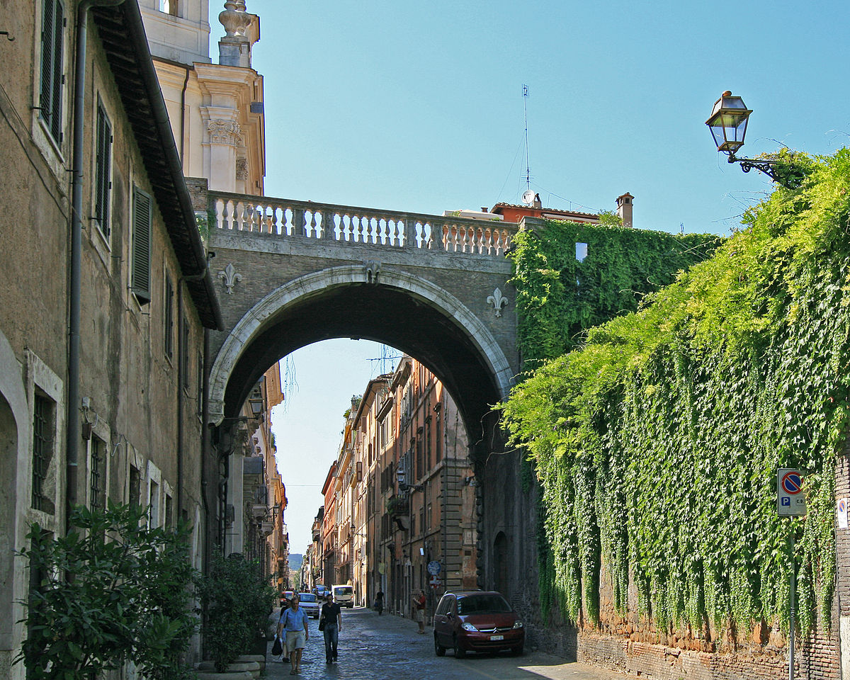 Via Giulia, la strada piu’ bella e aristocratica di Roma 22/03 ore 16