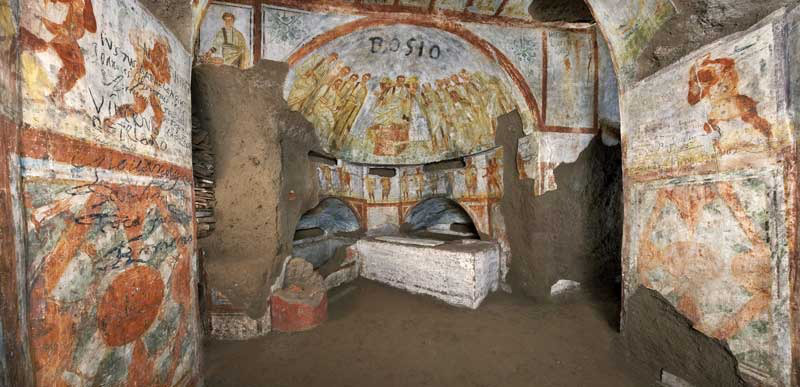 Le Catacombe di Domitilla e la Regione dei Fornai: visita   28/03 ore 15:00 Permesso Speciale