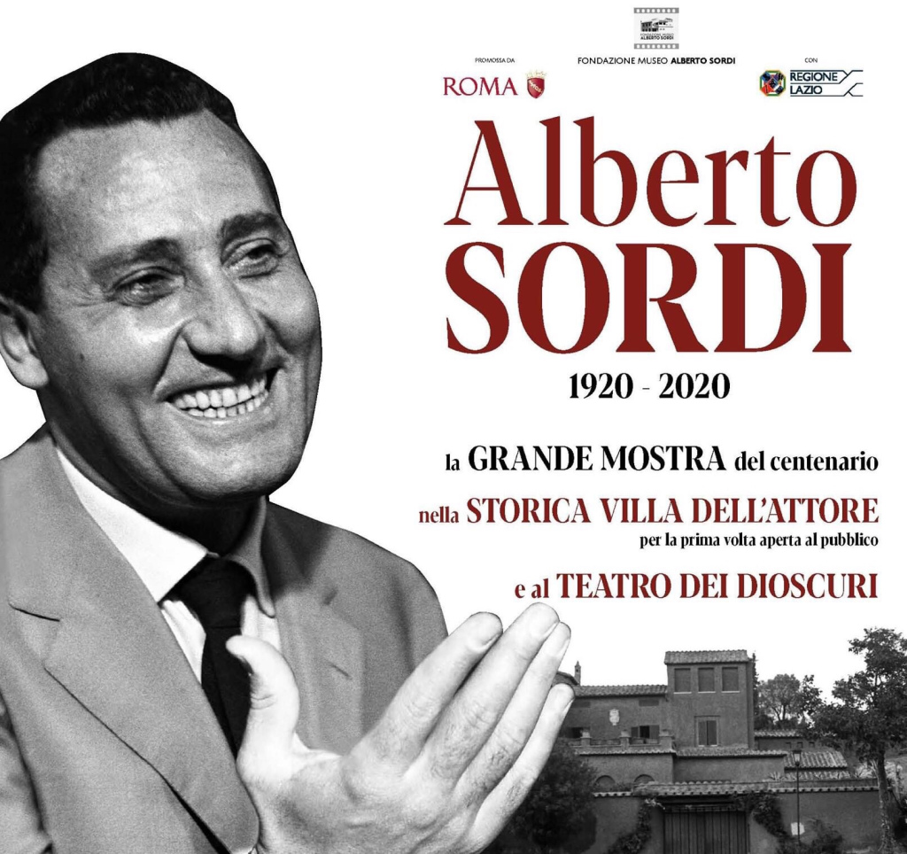 Alberto Sordi 1920/2020 La Grande mostra del centenario 9/7 ore 18